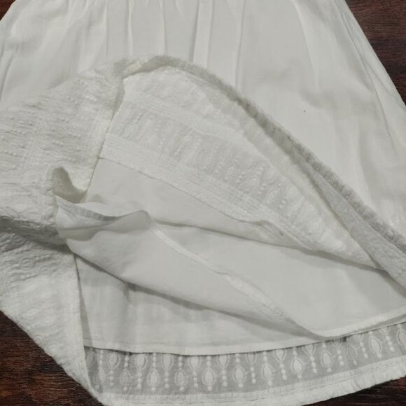 Gap All Cotton Boho Whimsy Strapless Festival Wedding Guest M - Picture 4 of 10